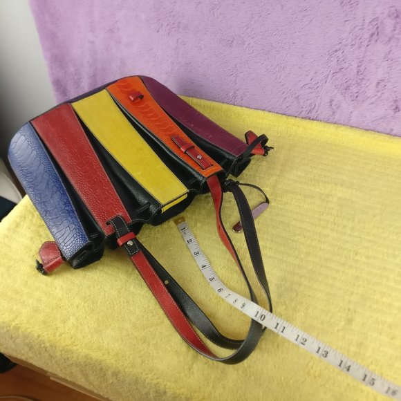 VIA VENETA Provoque Pure Ostrich Quill Leather Handbag Limited Edition - Picture 12 of 14